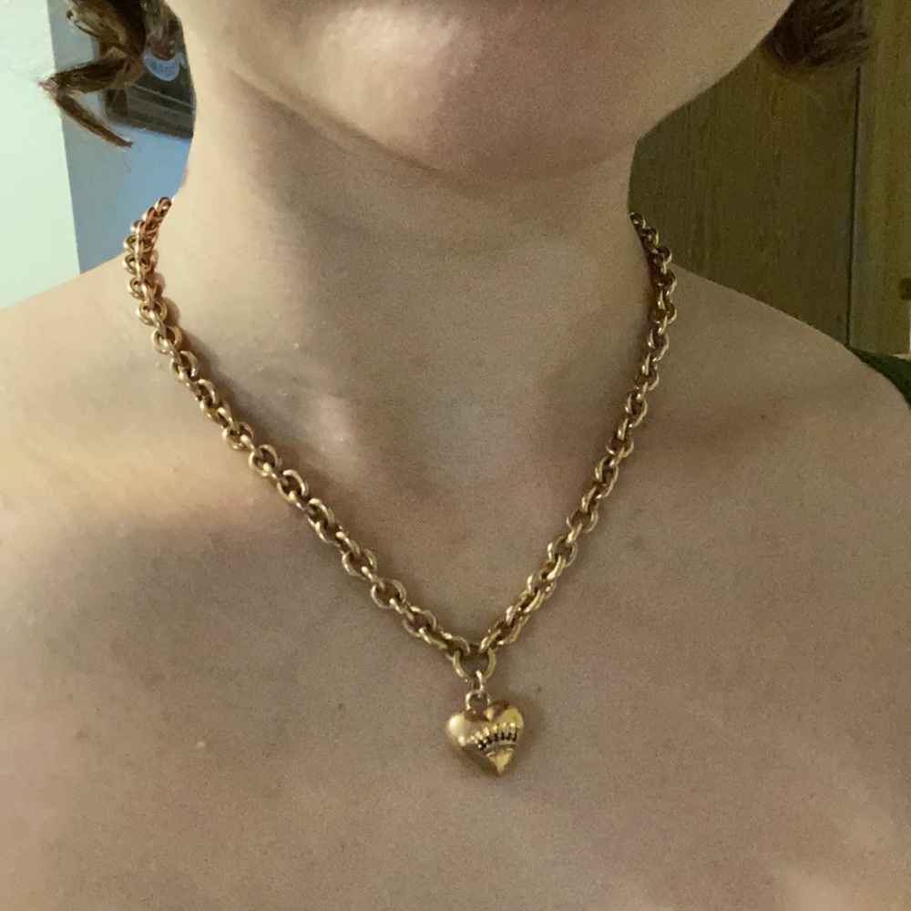 Rose Gold Juicy Couture Necklace